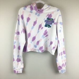 Psycho Tuna Tie Dye Crop Hoodie | Medium